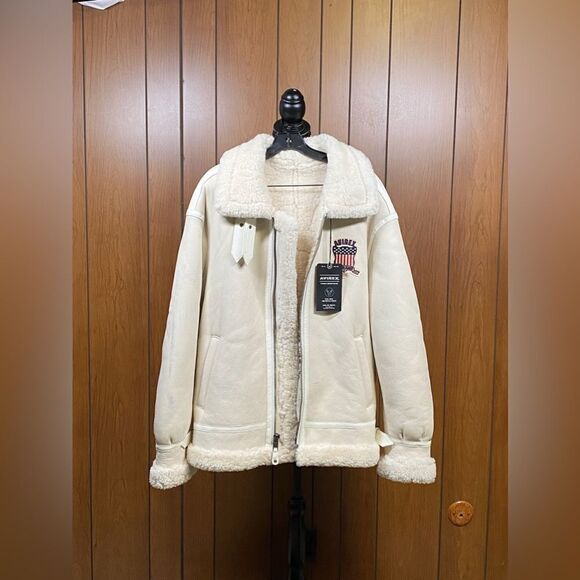 Avirex Icon Shearling Jacket size XL - Picture 6 of 16